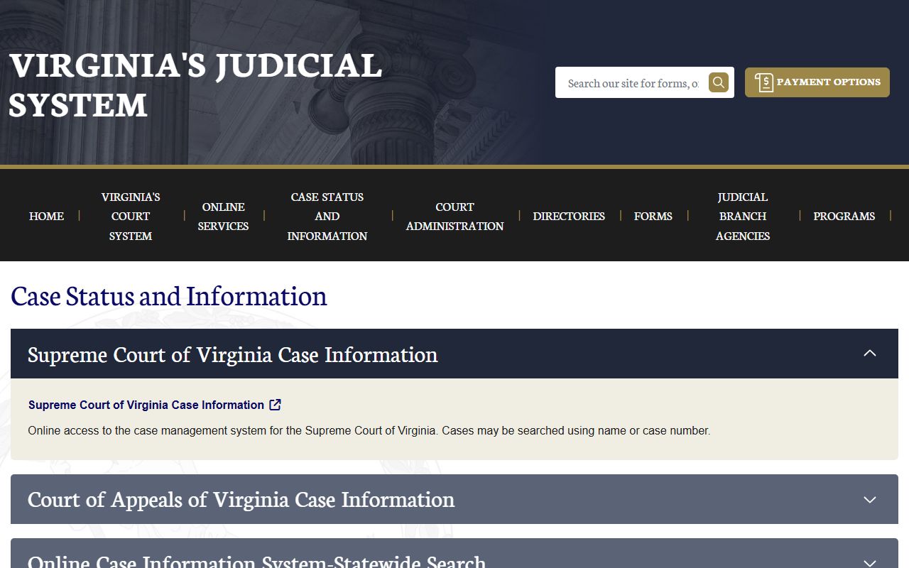 Virginia court case information hub for Wythe County court records after arrest